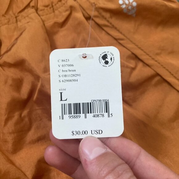 NWT Free People Movement The Way Home Athletic Shorts Orange Sz L - Picture 4 of 7